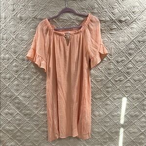 NAIF Peach Garment with Ring Detail